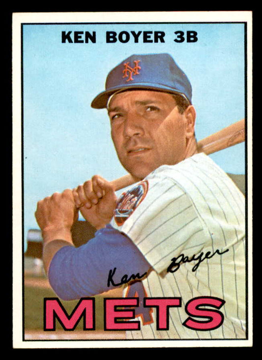 1967 Topps Baseball #105 Ken Boyer Mets NR-MT 552410