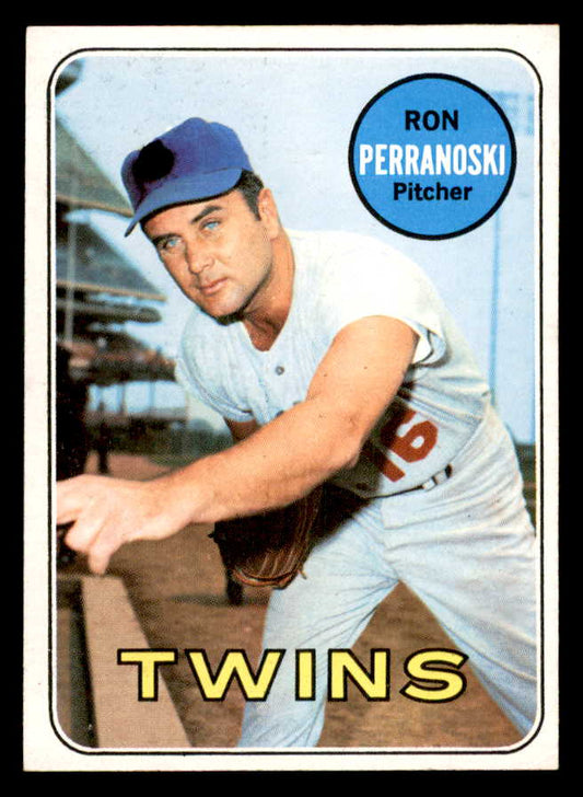 1969 Topps Baseball #077 Ron Perranoski Twins NR-MT 552420