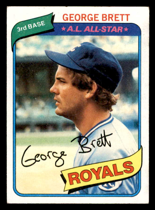 1980 Topps Baseball #450 George Brett Royals EX+/EX-MT 552424