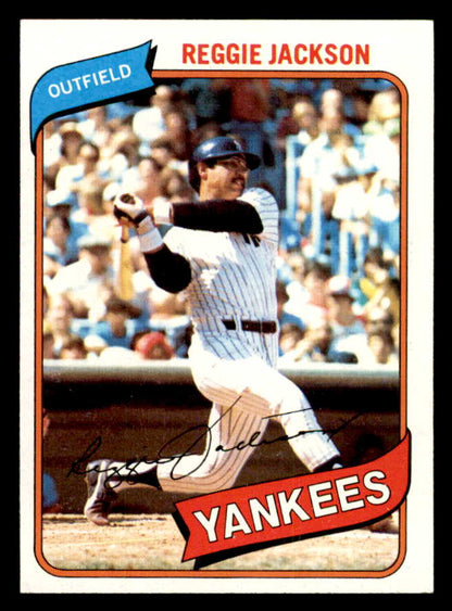 1980 Topps Baseball #600 Reggie Jackson Yankees NR-MT 552425