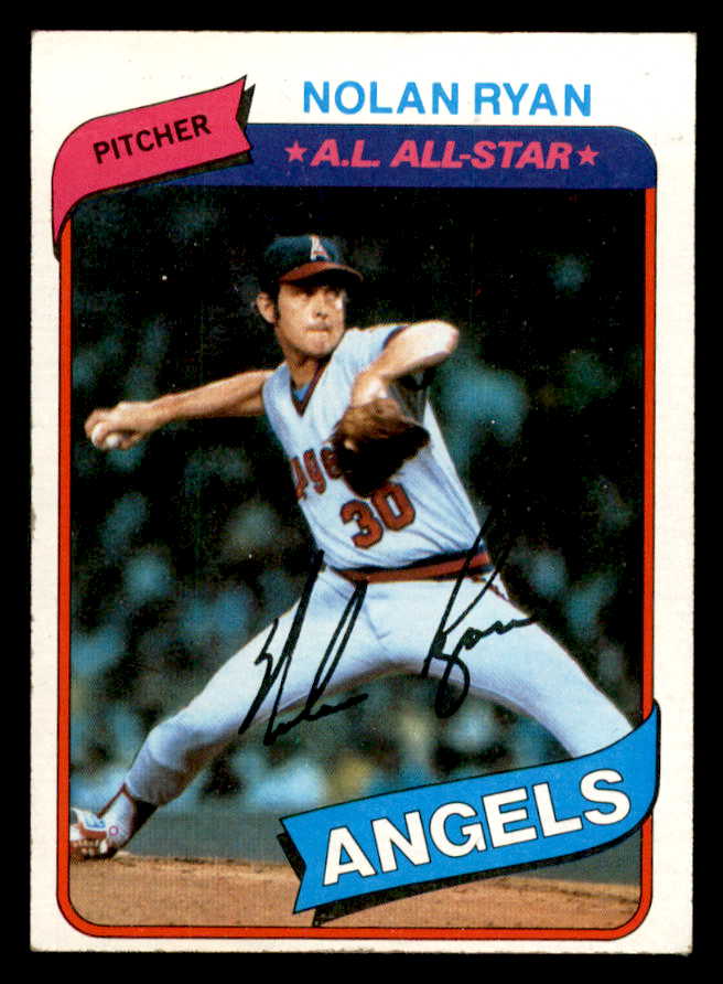 1980 Topps Baseball #580 Nolan Ryan Angels EX+/EX-MT 552427