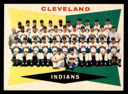 1960 Topps Baseball #174 Cleveland Indians Team EX-MT 552436