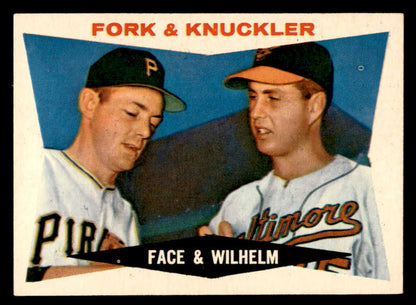 1960 Topps Baseball #115 Hoyt Wilhelm Roy Face NR-MT 552438
