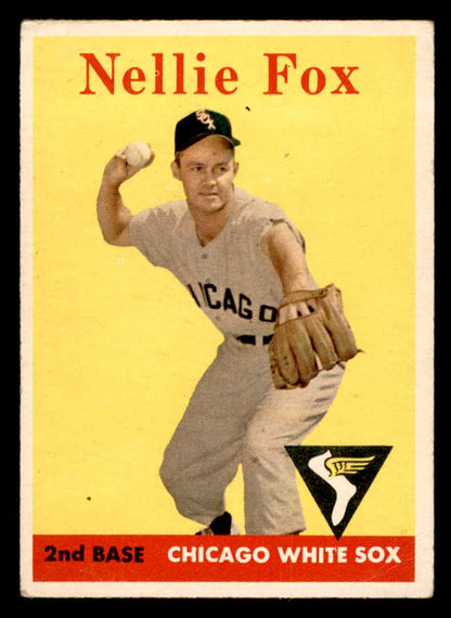 1958 Topps Baseball #400 Nellie Fox White Sox VG-EX 552441