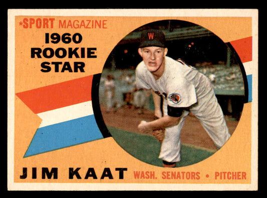 1960 Topps Baseball #136 Jim Kaat Senators EX-MT 552452