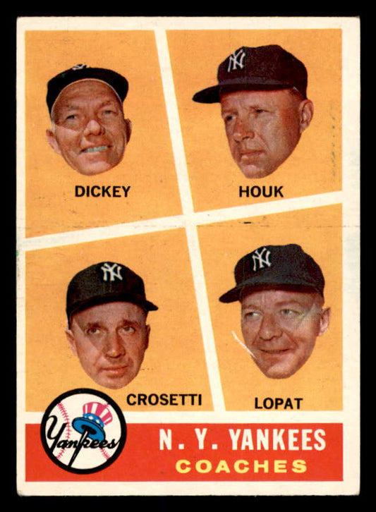 1960 Topps Baseball #465 Bill Dickey Yankees EX-MT 552453