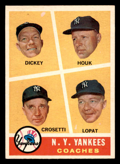 1960 Topps Baseball #465 Bill Dickey Yankees EX-MT 552454