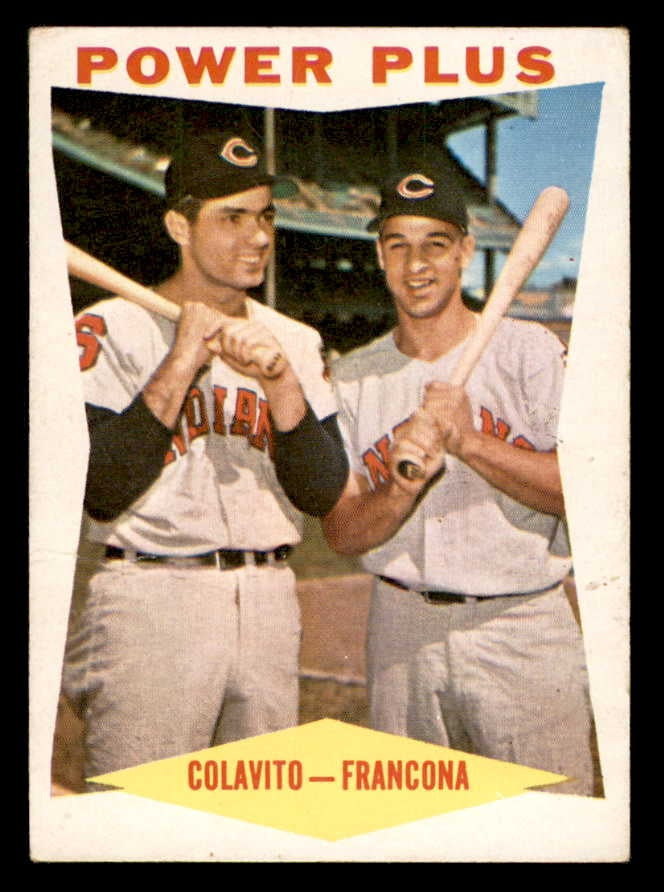 1960 Topps Baseball #260 Rocky Colavito Tito Francona EX-MT 552455