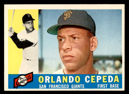 1960 Topps Baseball #450 Orlando Cepeda Giants EX-MT 552457