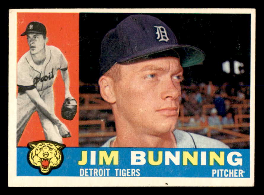 1960 Topps Baseball #502 Jim Bunning Tigers EX-MT 552459