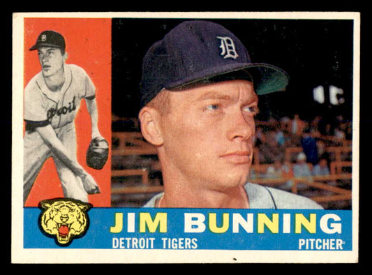 1960 Topps Baseball #502 Jim Bunning Tigers EX-MT 552459