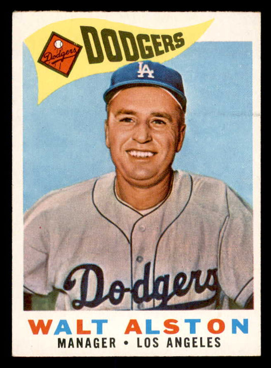 1960 Topps Baseball #212 Walt Alston Dodgers EX-MT 552464