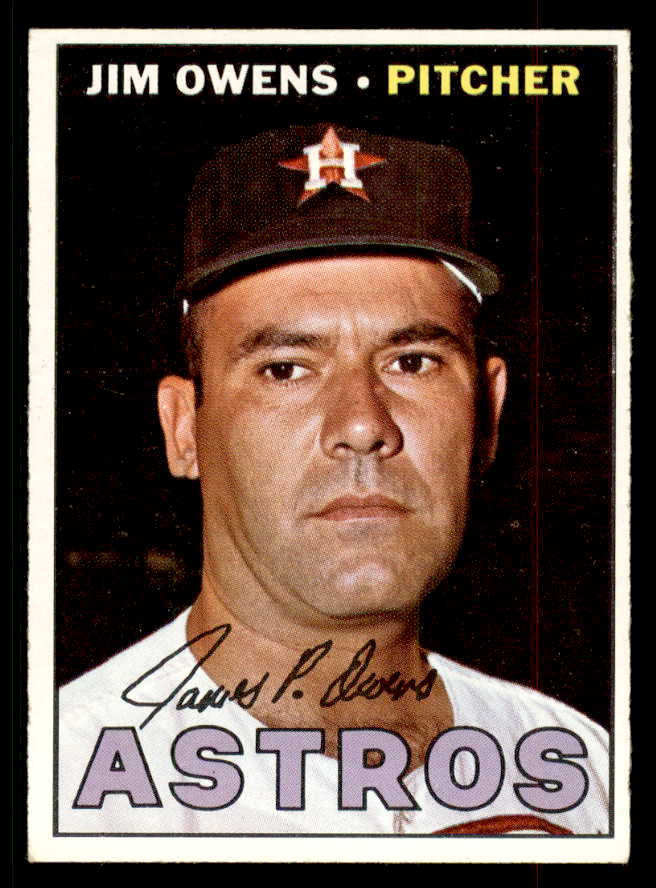 1967 Topps Baseball #582 Jim Owens Astros NR-MT 552487