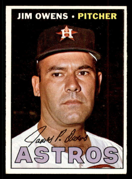 1967 Topps Baseball #582 Jim Owens Astros NR-MT 552487