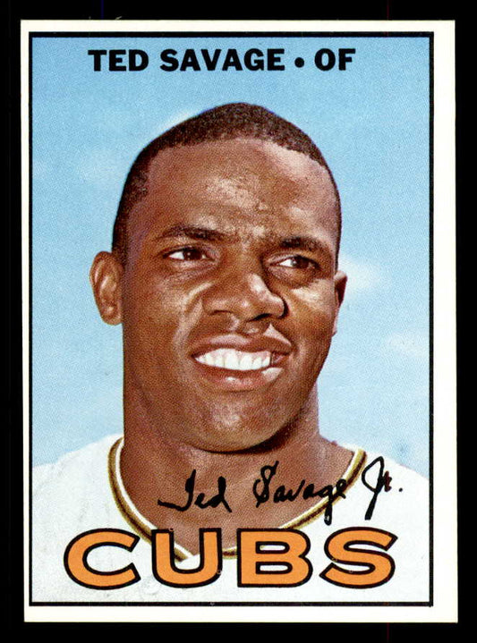 1967 Topps Baseball #552 Ted Savage Cubs EX-MT 552523