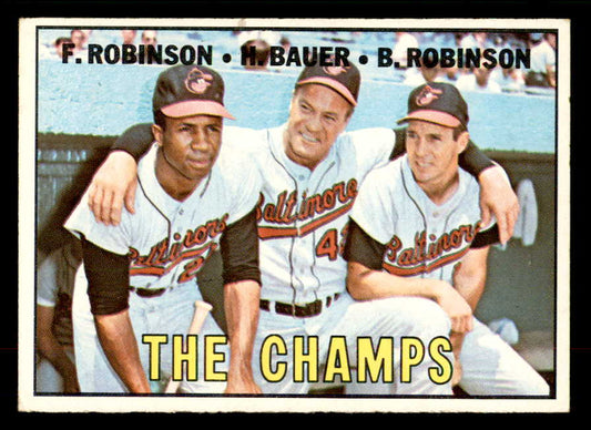 1967 Topps Baseball #001 Brooks Robinson Frank Robinson EX-MT 552524