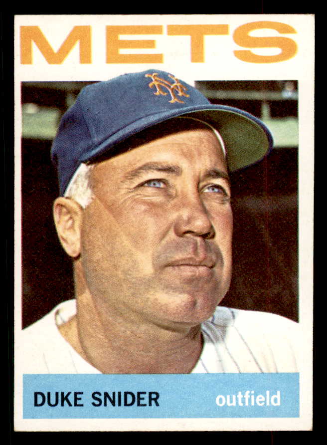 1964 Topps Baseball #155 Duke Snider Mets EX-MT 552533