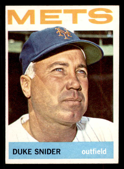1964 Topps Baseball #155 Duke Snider Mets EX-MT 552533