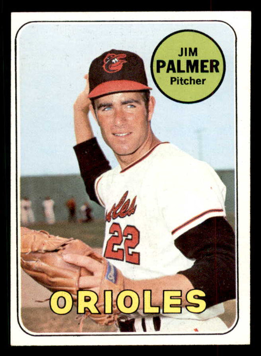 1969 Topps Baseball #573 Jim Palmer Orioles NR-MT 552536