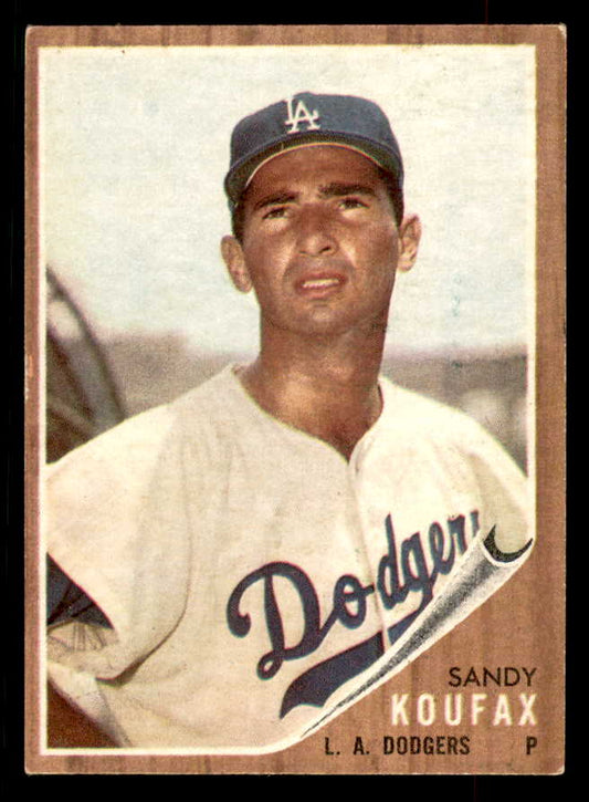 1962 Topps Baseball #005 Sandy Koufax Dodgers EX-MT 552542