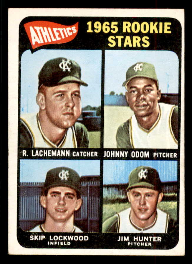 1965 Topps Baseball #526 Catfish Hunter A's EX-MT 552544