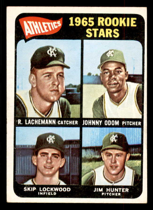 1965 Topps Baseball #526 Catfish Hunter A's EX-MT 552544