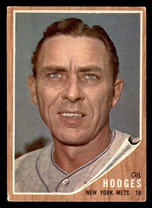 1962 Topps Baseball #085 Gil Hodges Mets VG-EX 552558