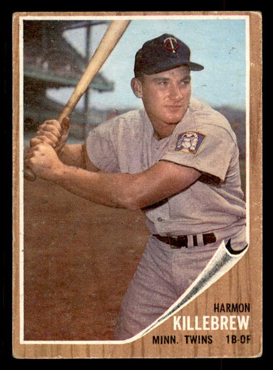 1962 Topps Baseball #070 Harmon Killebrew Twins VG 552562