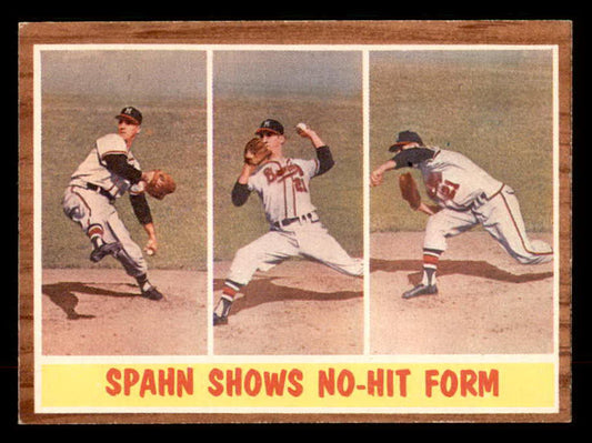 1962 Topps Baseball #312 Warren Spahn IA Braves EX-MT 552564
