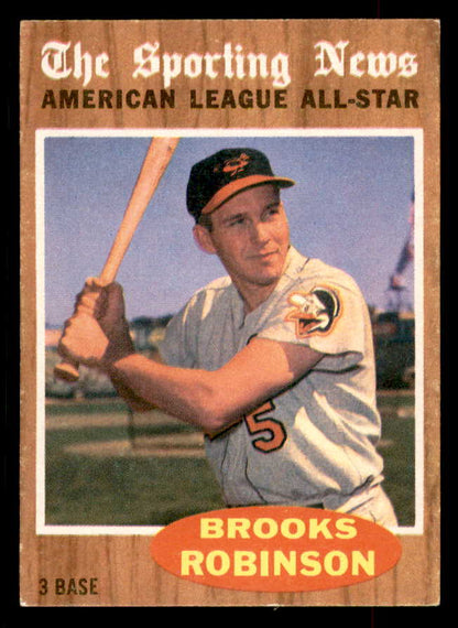 1962 Topps Baseball #468 Brooks Robinson A.S. Orioles EX-MT 552567
