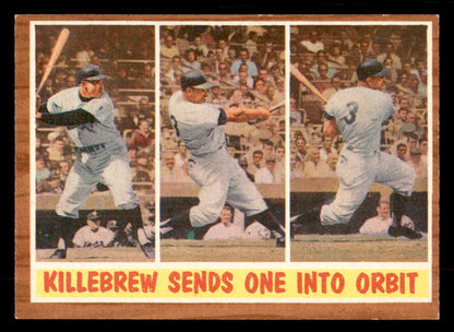 1962 Topps Baseball #316 Harmon Killebrew IA Twins EX-MT 552569