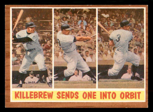 1962 Topps Baseball #316 Harmon Killebrew IA Twins EX-MT 552569
