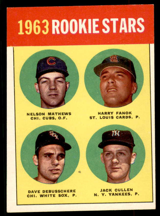 1963 Topps Baseball #054 Dave DeBusschere White Sox NR-MT 552571
