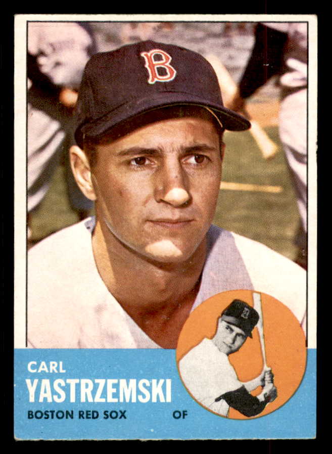 1963 Topps Baseball #115 Carl Yastrzemski Red Sox VG-EX 552574