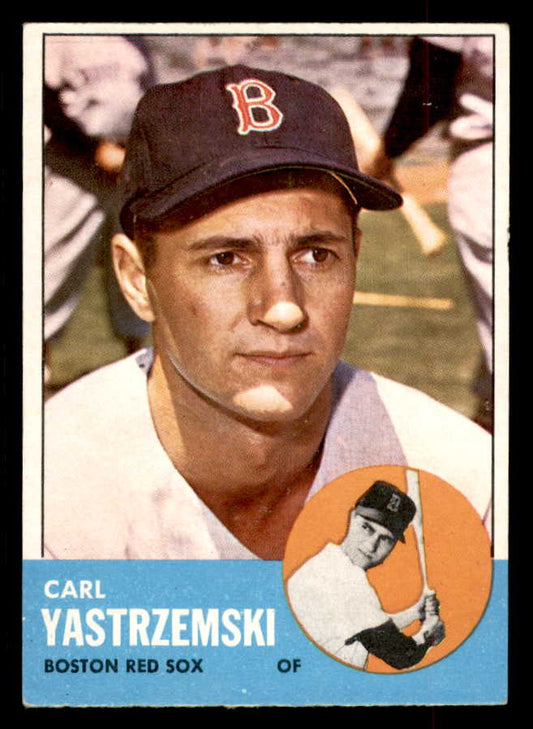 1963 Topps Baseball #115 Carl Yastrzemski Red Sox VG-EX 552574