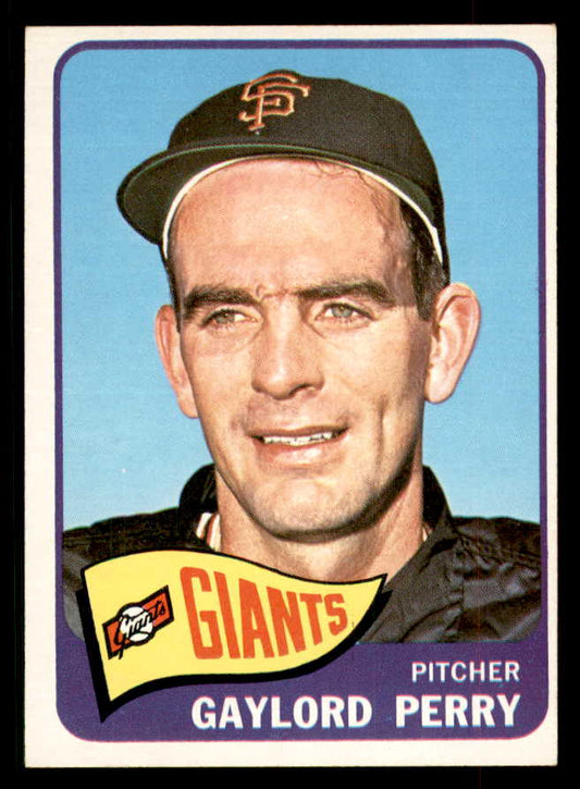 1965 Topps Baseball #193 Gaylord Perry Giants EX-MT 552589