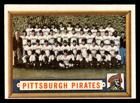 1957 Topps Baseball #161 Pittsburgh Pirates Team EX-MT 552593