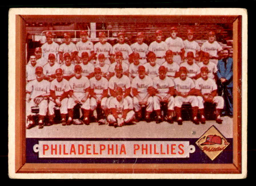 1957 Topps Baseball #214 Philadelphia Phillies Team VG-EX 552594