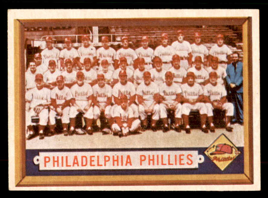 1957 Topps Baseball #214 Philadelphia Phillies Team EX 552595