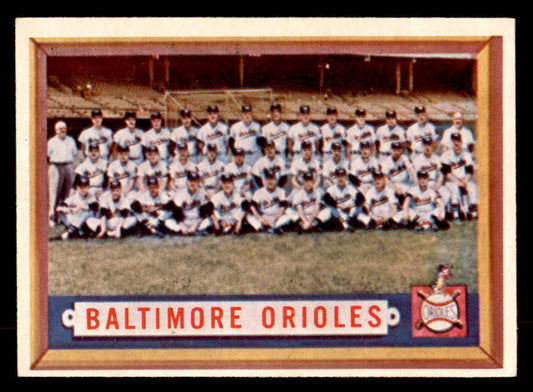 1957 Topps Baseball #251 Baltimore Orioles Team EX-MT 552610