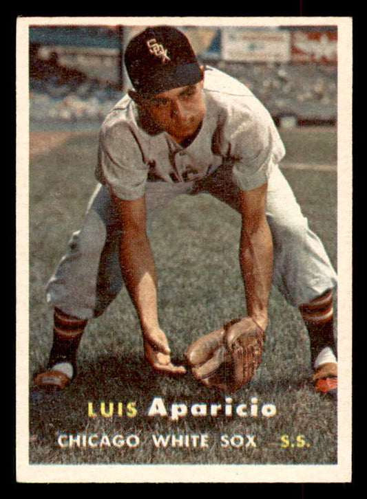 1957 Topps Baseball #007 Luis Aparicio White Sox EX-MT 552627