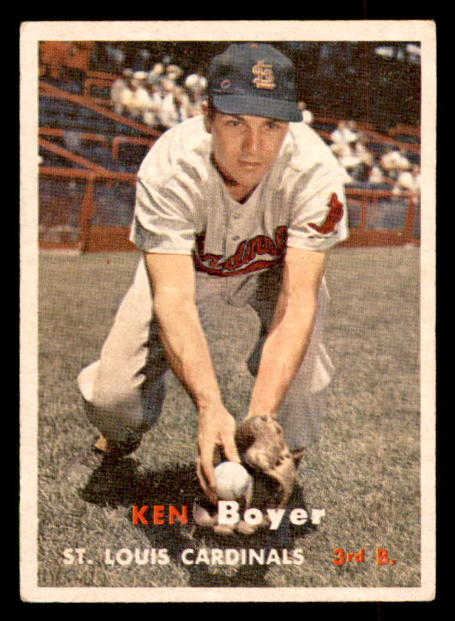 1957 Topps Baseball #122 Ken Boyer Cardinals VG-EX 552632