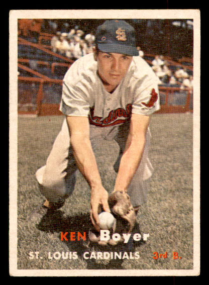 1957 Topps Baseball #122 Ken Boyer Cardinals VG-EX 552632
