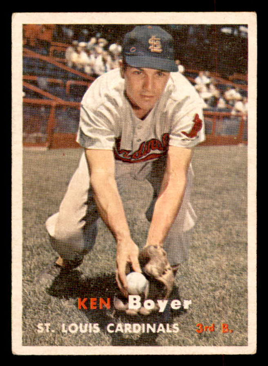 1957 Topps Baseball #122 Ken Boyer Cardinals VG-EX 552632