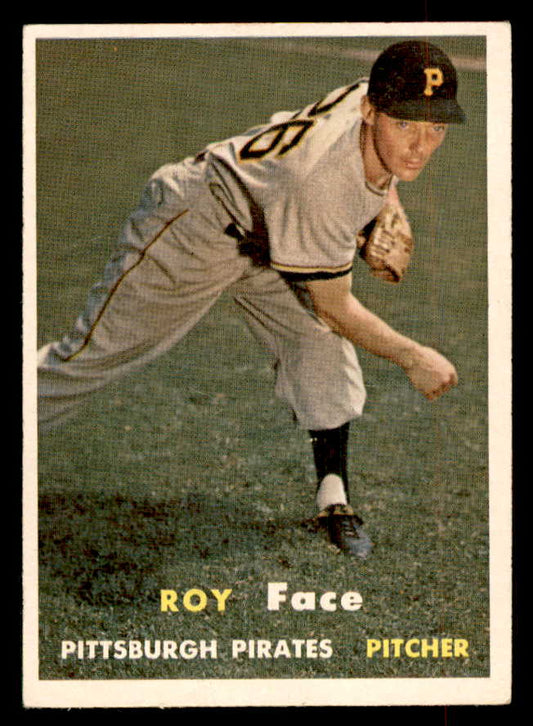 1957 Topps Baseball #166 Roy Face Pirates VG-EX 552634