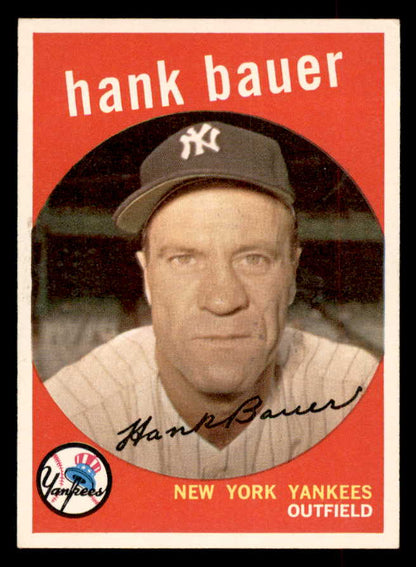 1959 Topps Baseball #240 Hank Bauer Yankees EX-MT 552637
