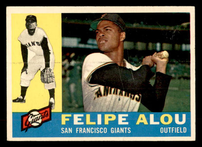 1960 Topps Baseball #287 Felipe Alou Giants EX-MT 552672