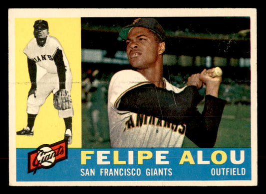 1960 Topps Baseball #287 Felipe Alou Giants EX-MT 552672