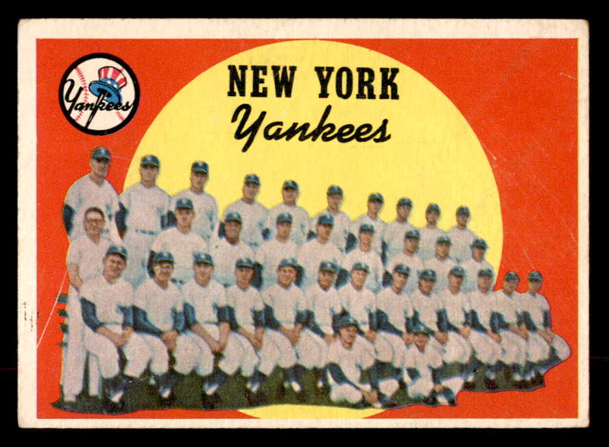1959 Topps Baseball #510 New York Yankees Team VG-EX 552674