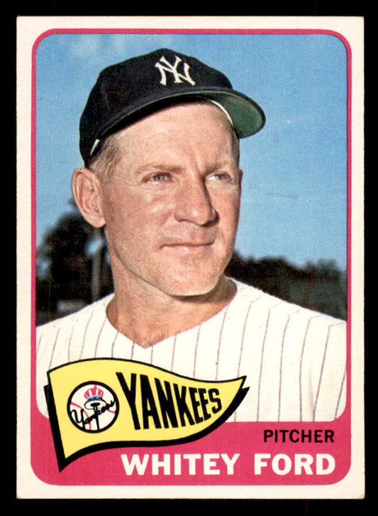 1965 Topps Baseball #330 Whitey Ford Yankees NR-MT 552680